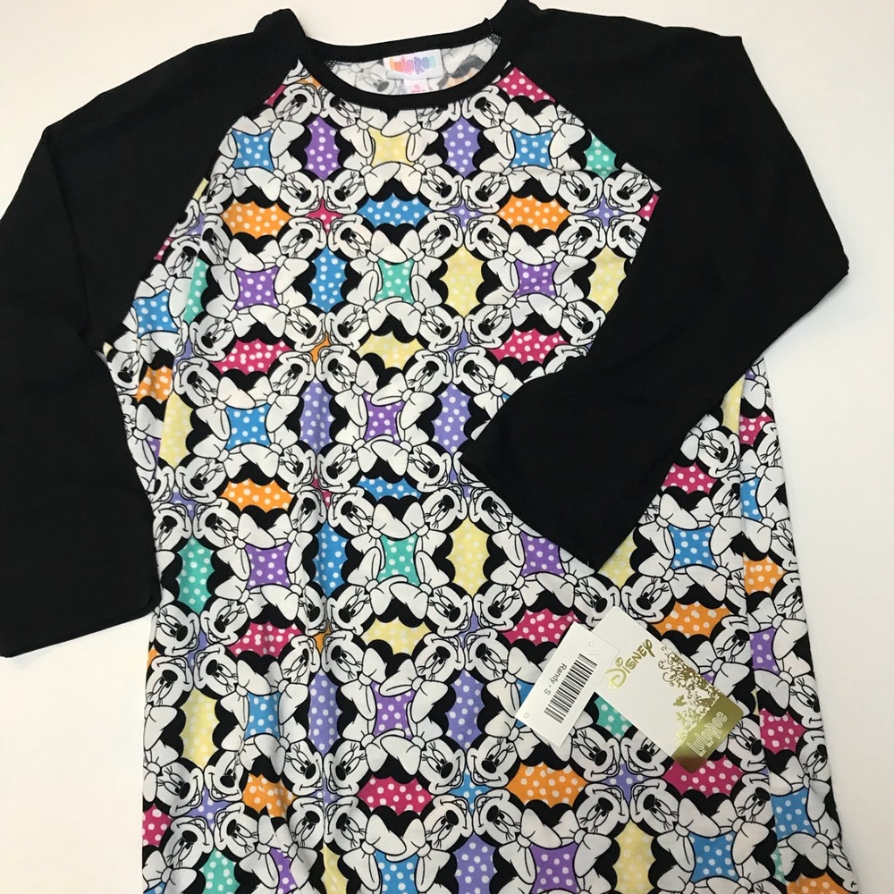 Small Disney LuLaroe Randy Baseball Tee NWT